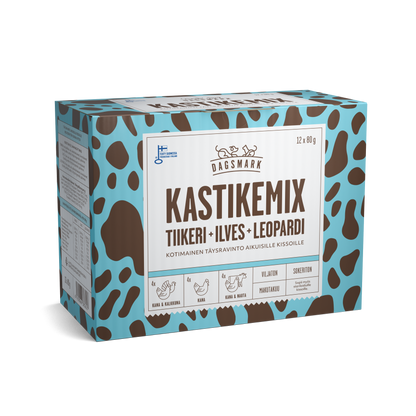 Dagsmark Kastikemix -märkäruoka kissalle 12 X 80 g multipack