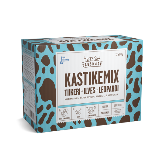 Dagsmark Kastikemix -märkäruoka kissalle 12 X 80 g multipack