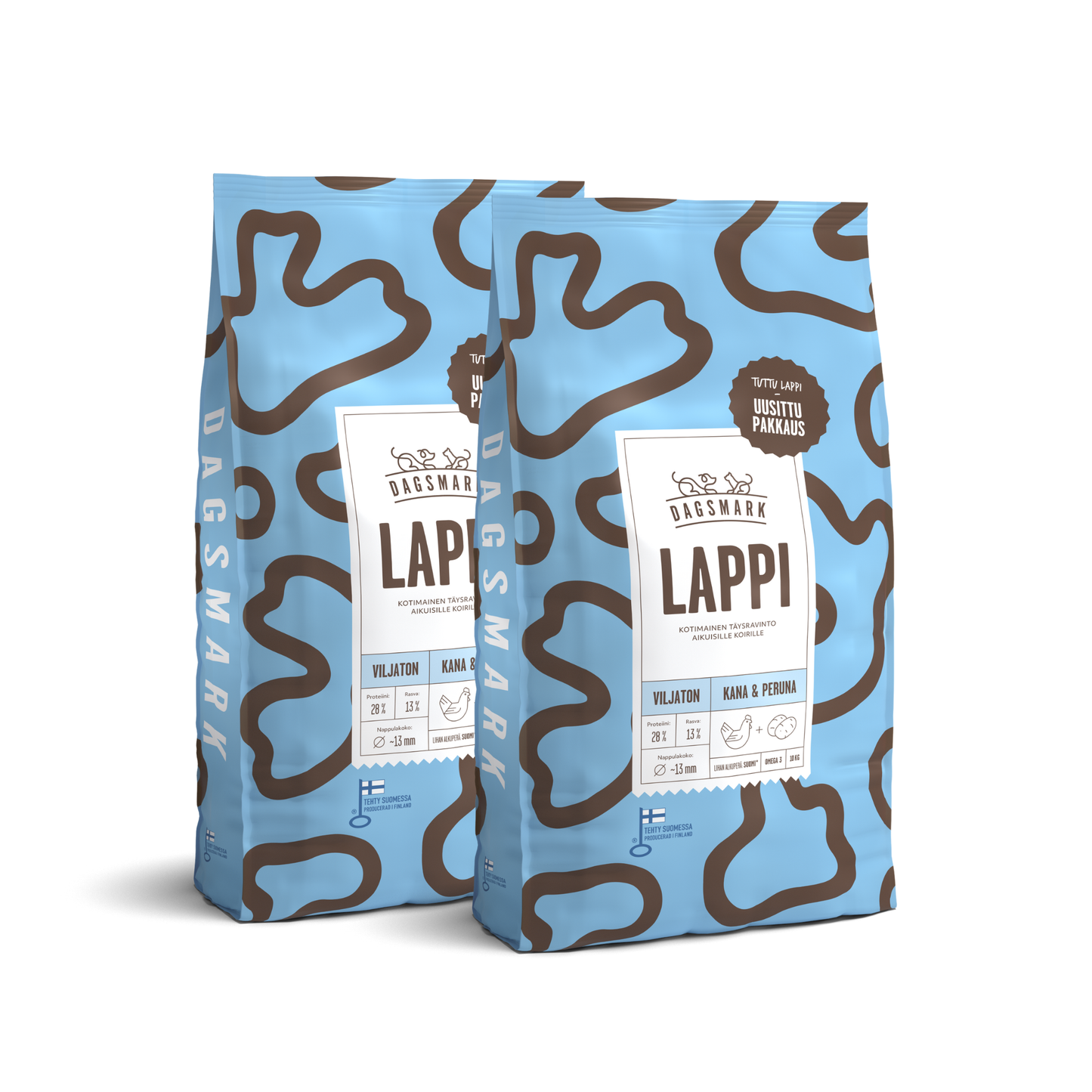 Dagsmark LAPPI koiran kuivaruoka 2 x 10 kg