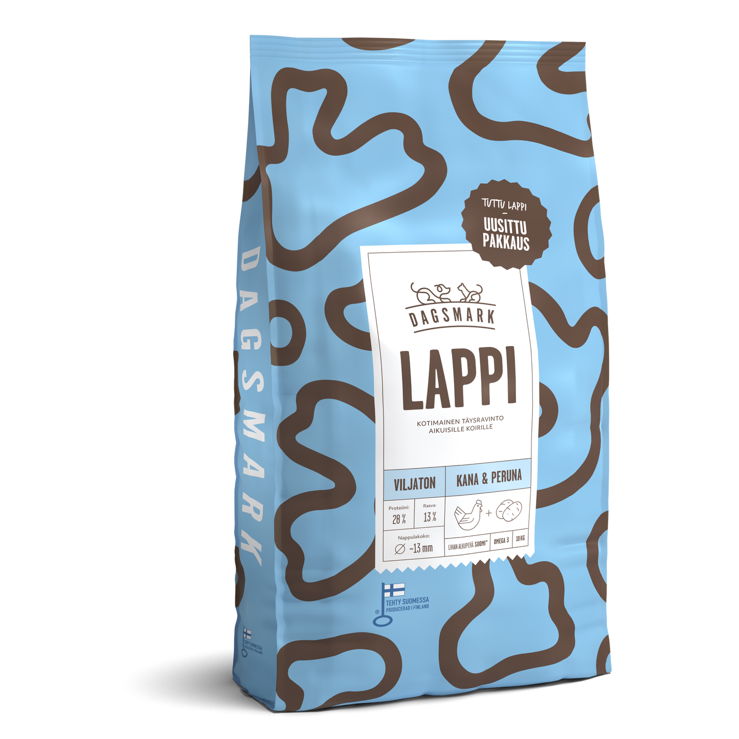 Dagsmark LAPPI kana-peruna viljaton koiran kuivaruoka