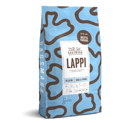 Dagsmark LAPPI kana-peruna viljaton koiran kuivaruoka