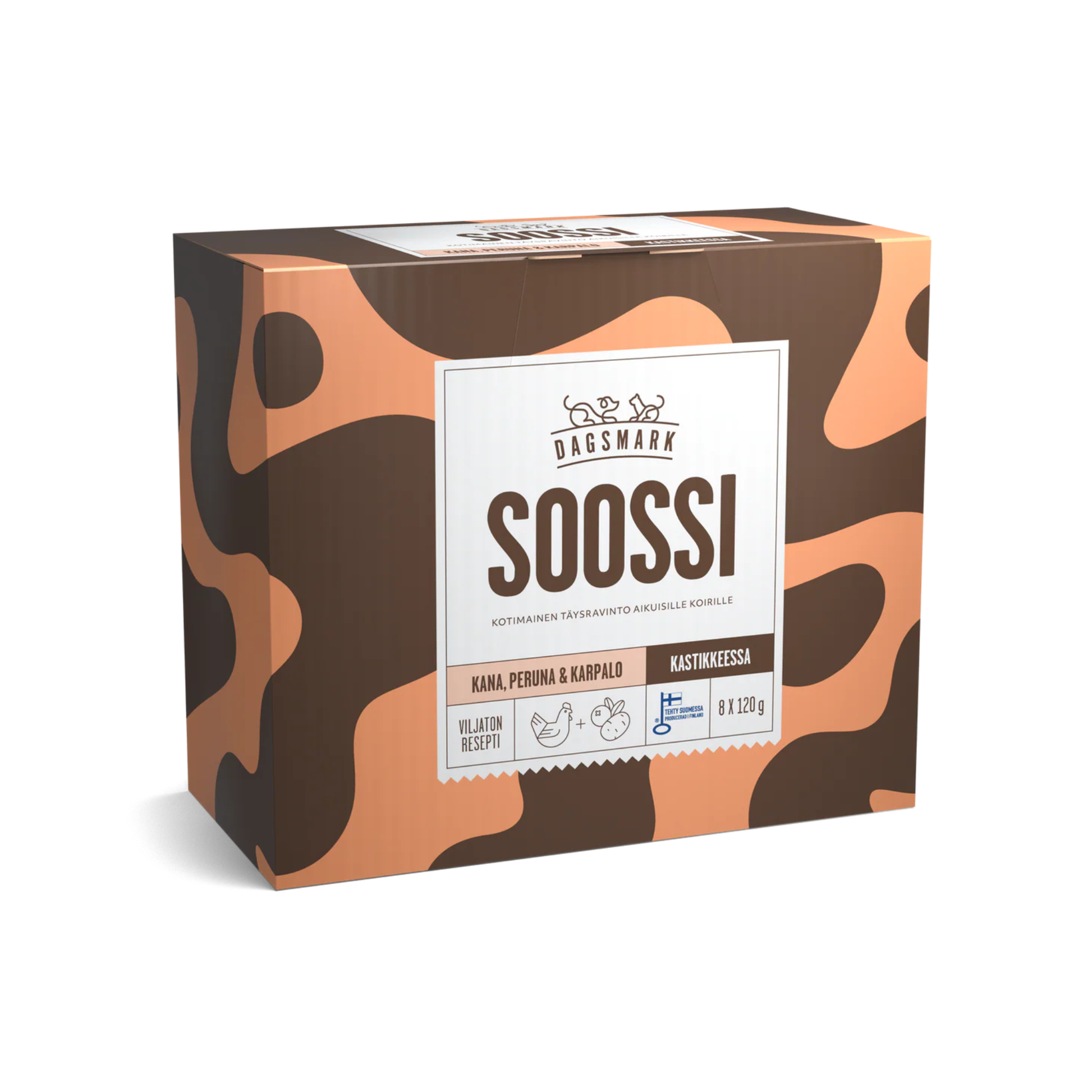 Dagsmark SOOSSI kana-peruna-karpalo kastikkeessa koirille Nordic Pet Shop