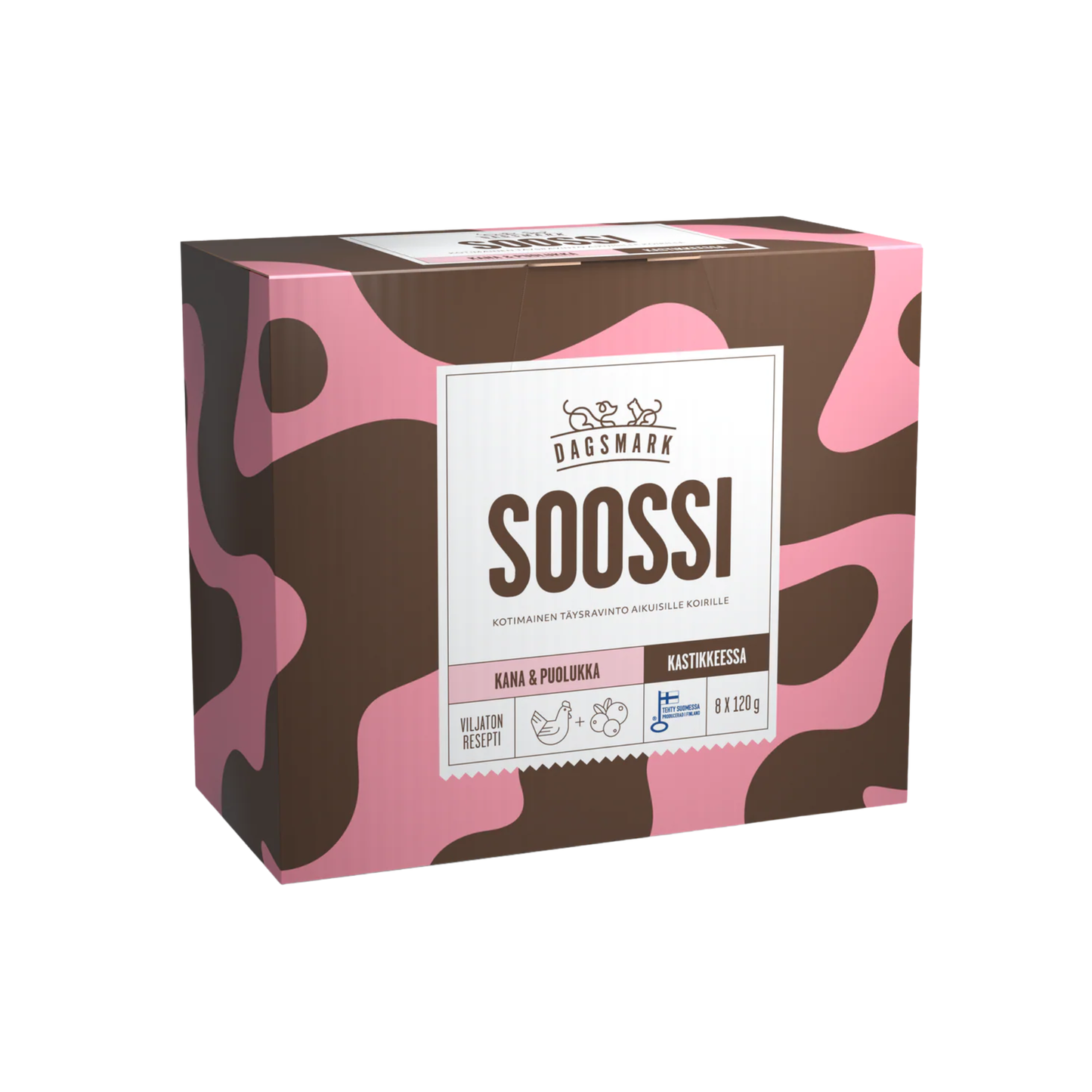 Dagsmark SOOSSI kana-puolukka kastikkeessa koirille Nordic Pet Shop