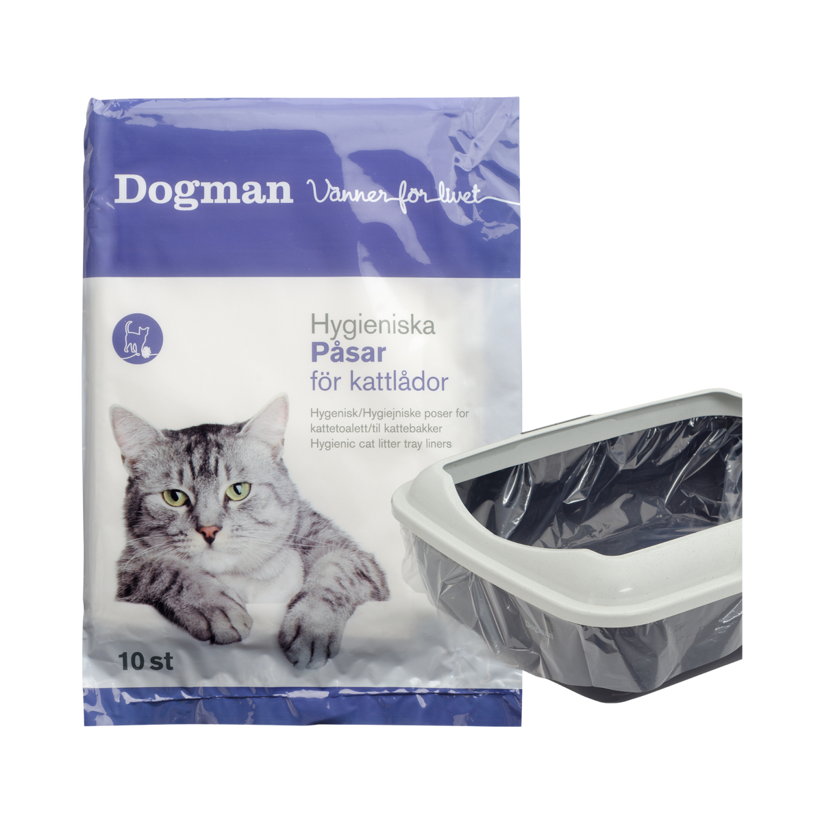 Dogman Pussit kissanhiekkalaatikkoon