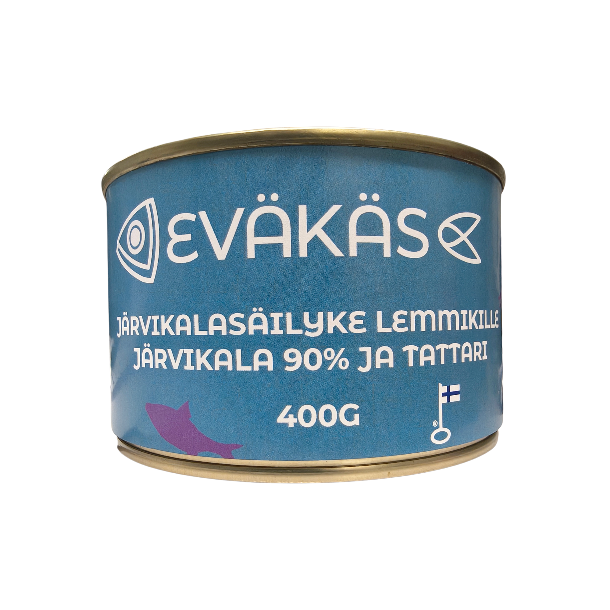 EVÄKÄS Järvikalasäilyke järvikala-tattari 400 g Nordic Pet Shop