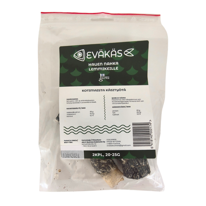 EVÄKÄS Kuivattu hauennahka 2 kpl Nordic Pet Shop
