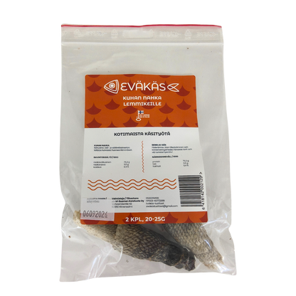 EVÄKÄS Kuivattu kuhannahka 2 kpl Nordic Pet Shop