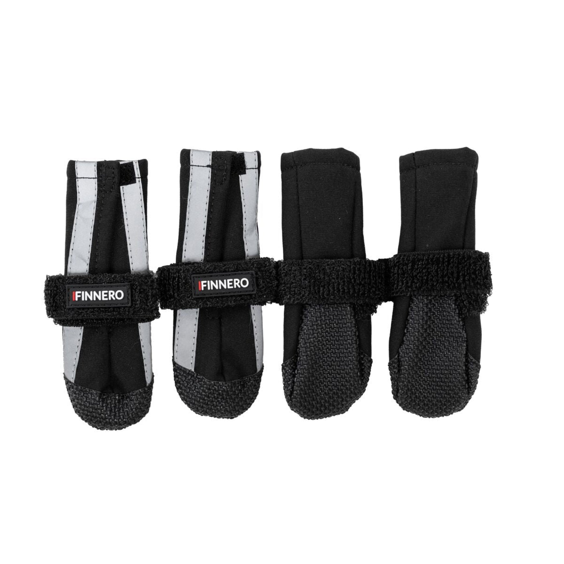 Finnero Halla Shoftshell heijastavat koiran tossut sopivat kaikkiin sääolosuhteisiin suojaamaan tassuja