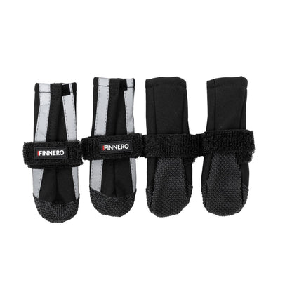 Finnero Halla Shoftshell heijastavat koiran tossut sopivat kaikkiin sääolosuhteisiin suojaamaan tassuja