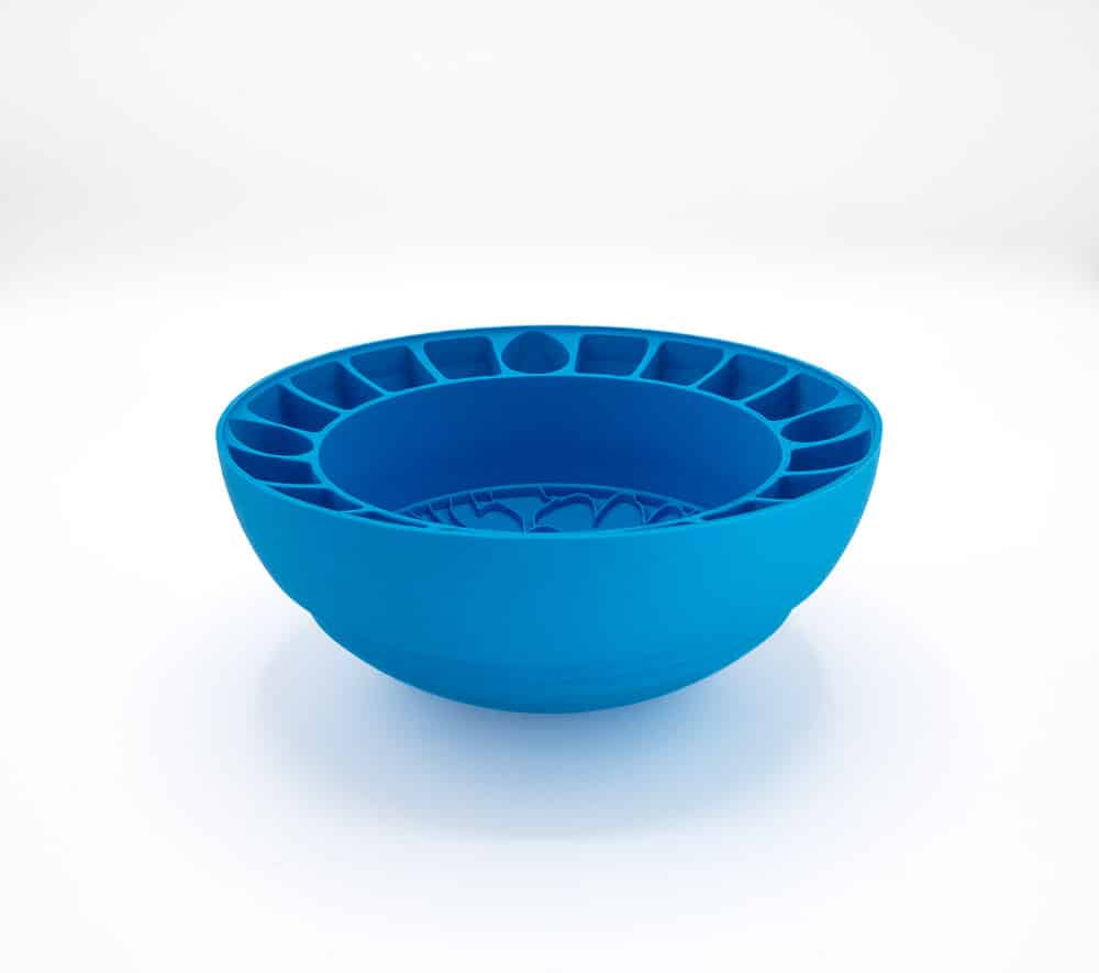 Iloplay Swan-e Bowl Suomessa valmistettu aktivointikuppi koirille ja kissoille, sininen