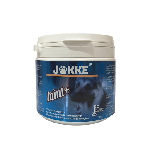 Jakke Joint+ 200 g täydennysrehu nivelvalmiste koirille
