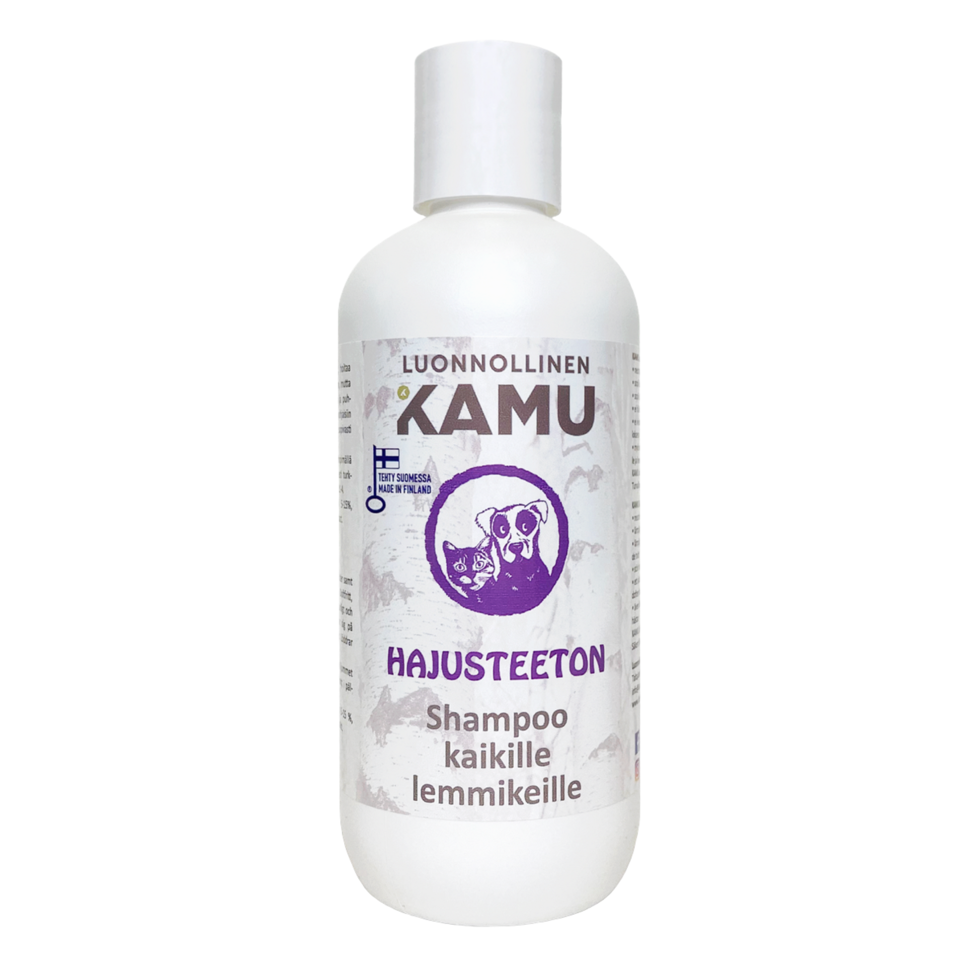 Kamu lemmikkishampoo Hajusteeton 350 ml Nordic Pet Shop