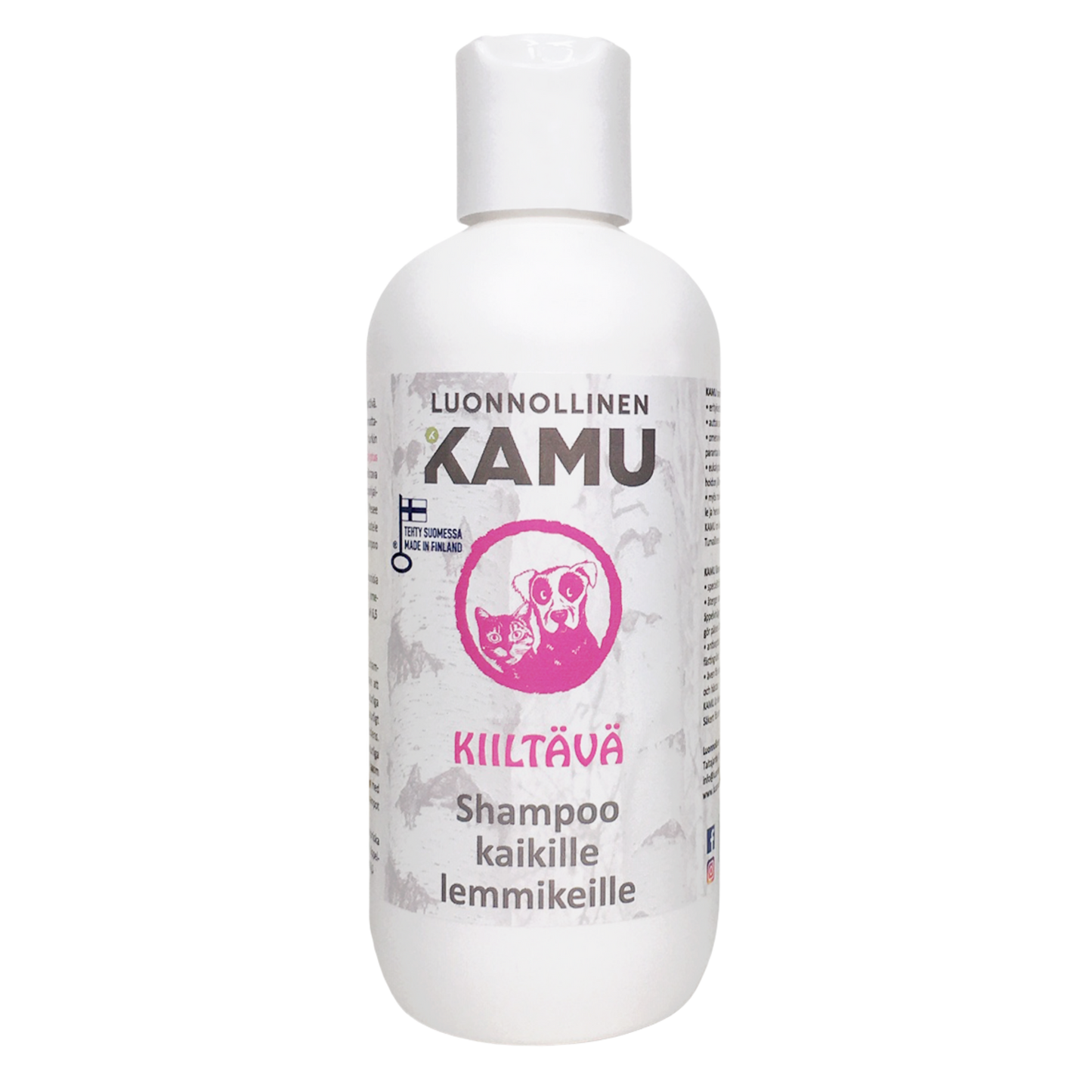 Kamu lemmikkishampoo Kiiltävä 350 ml Nordic Pet Shop