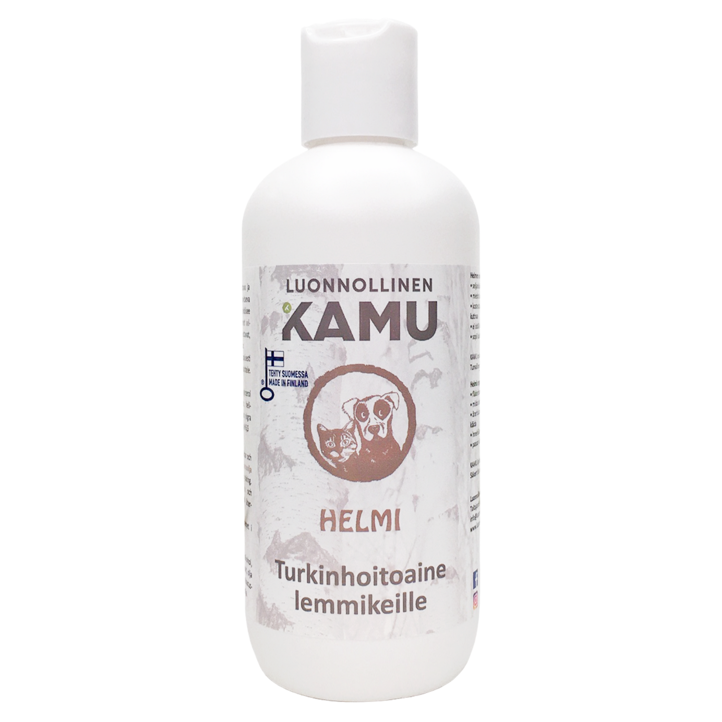 Kamu lemmikin turkinhoitoaine Helmi 350 ml Nordic Pet Shop