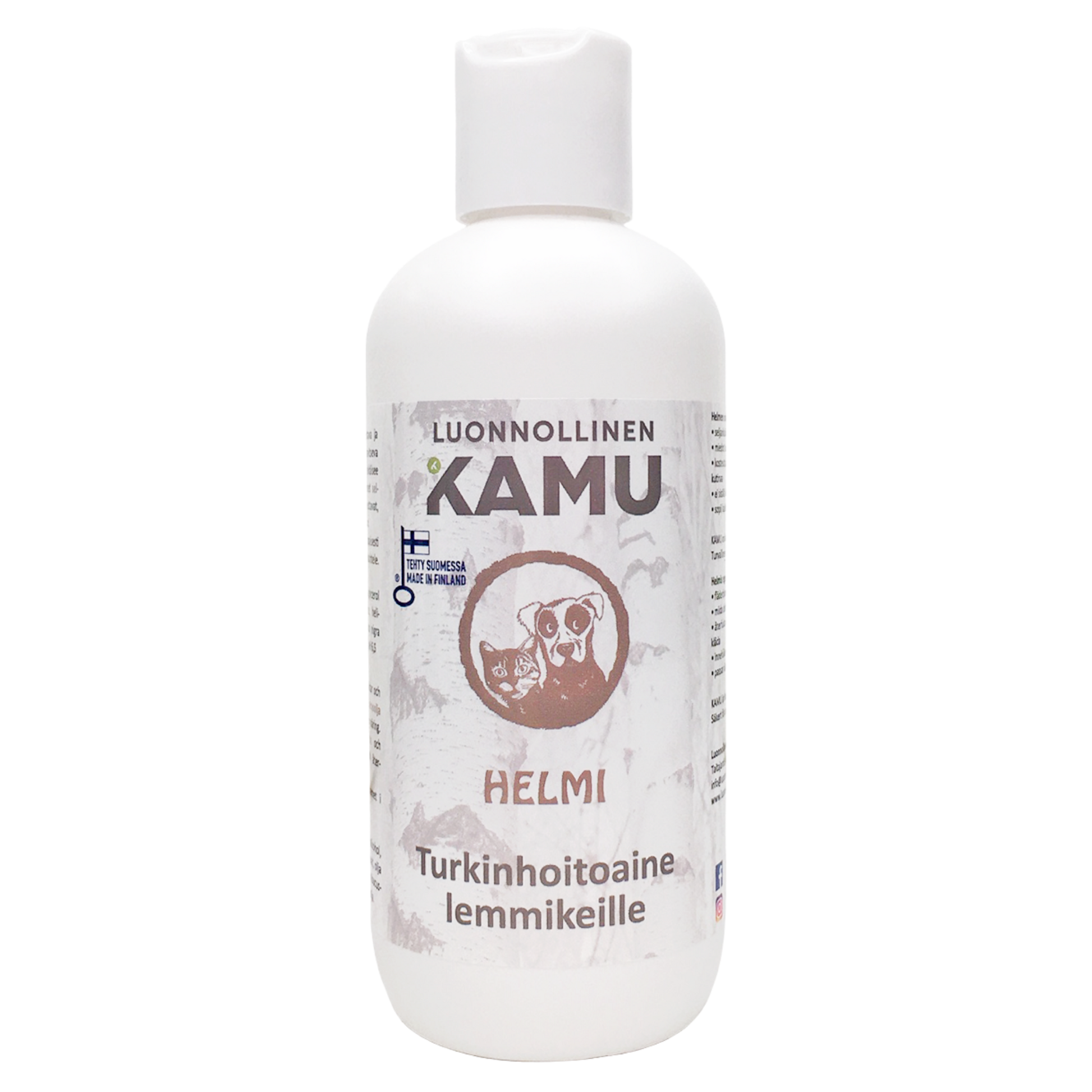 Kamu lemmikin turkinhoitoaine Helmi 350 ml Nordic Pet Shop