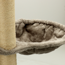Dogman Kloremøbel Bosse -kiipeilypuu kissalle 110 cm, harmaa/beige Nordic Pet Shop