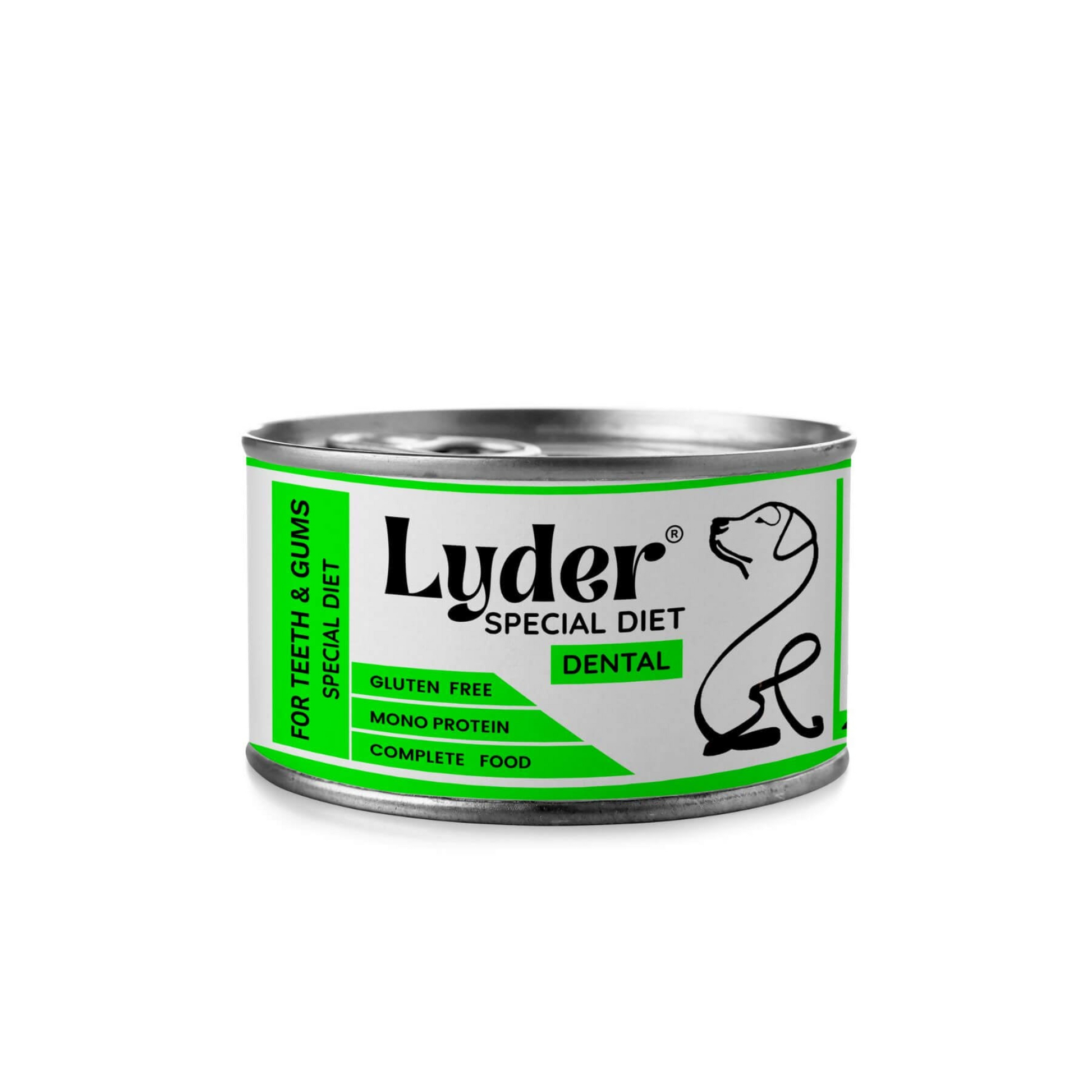 Lyder Dental koiran märkäruoka suun ja hampaiden hyvinvoinnin tueksi 400 g