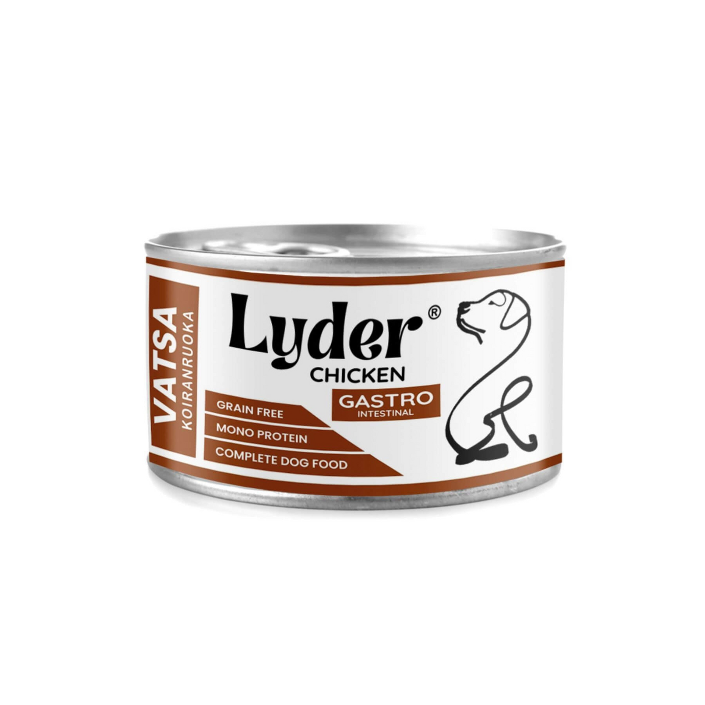 Lyder Gastro Intestinal koiran märkäruoka vatsan normaalin toiminnan ylläpitoon 400 g