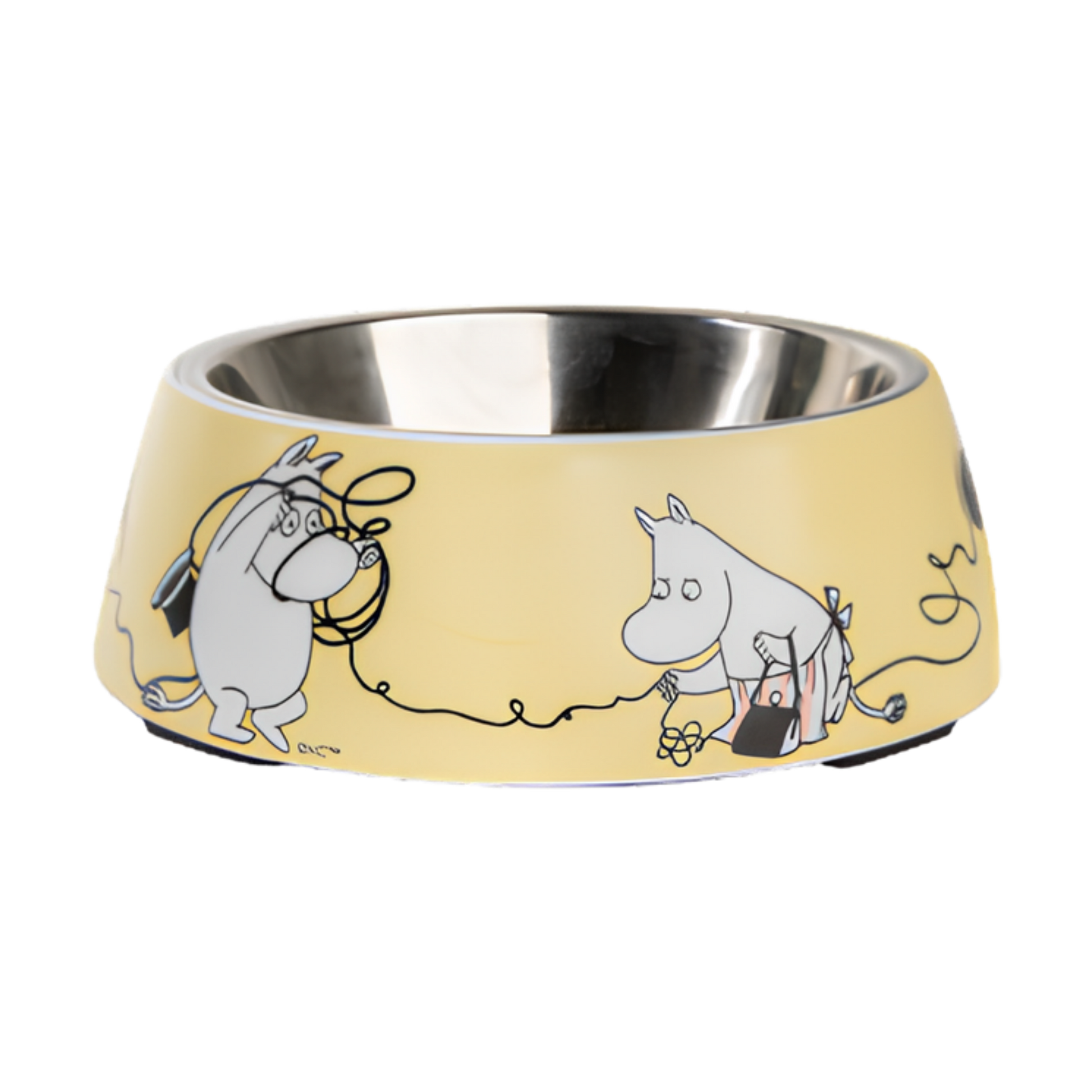 Muurla Moomin for Pets lemmikin kulho M, keltainen Nordic Pet Shop