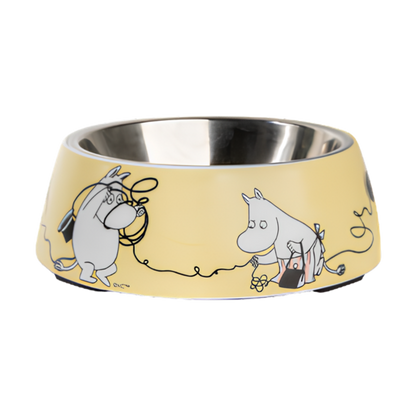 Muurla Moomin for Pets lemmikin kulho M, keltainen Nordic Pet Shop