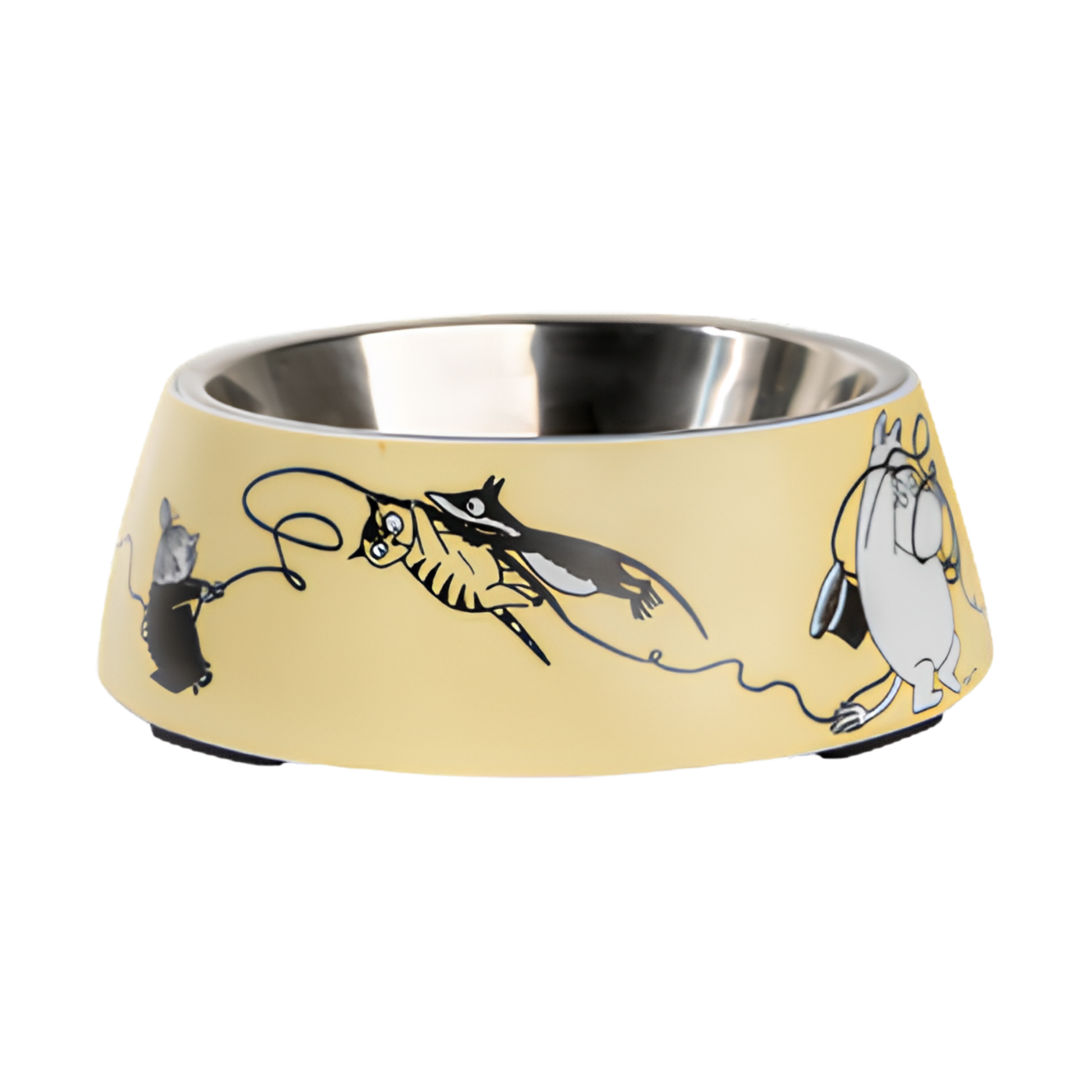Muurla Moomin for Pets lemmikin kulho M, keltainen Nordic Pet Shop
