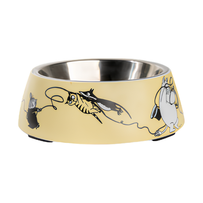 Muurla Moomin for Pets lemmikin kulho M, keltainen Nordic Pet Shop
