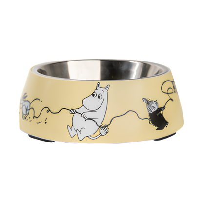 Muurla Moomin for Pets lemmikin kulho M, keltainen Nordic Pet Shop