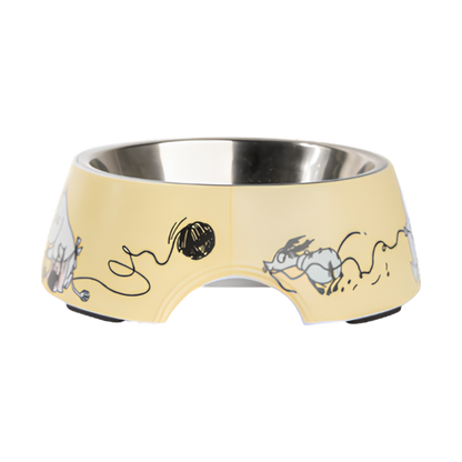 Muurla Moomin for Pets lemmikin kulho M, keltainen Nordic Pet Shop