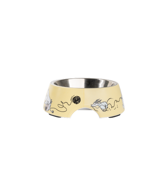 Muurla Moomin for Pets lemmikin kulho M, keltainen