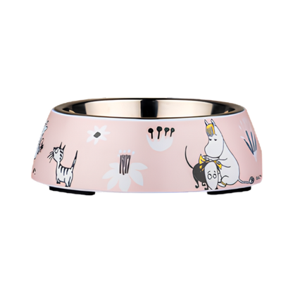 Muurla Moomin for Pets lemmikin kulho S, vaaleanpunainen Nordic Pet Shop