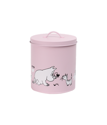 Muurla Moomin for Pets säilytyspurkki, vaaleanpunainen