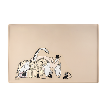 Muurla Moomin for Pets silikonialusta beige, koko 60 cm x 40 cm Nordic Pet Shop