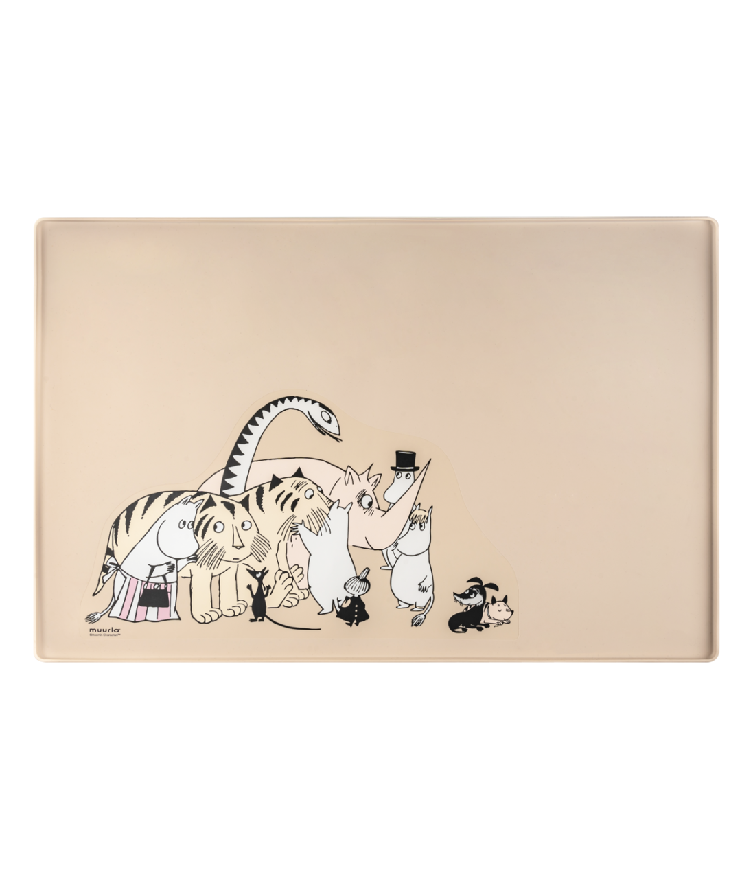 Muurla Moomin for Pets silikonialusta beige, koko 60 cm x 40 cm