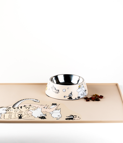 Muurla Moomin for Pets silikonialusta beige, koko 60 cm x 40 cm