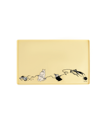 Muurla Moomin for Pets silikonialusta keltainen, koko 48 cm x 30 cm