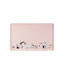 Muurla Moomin for Pets silikonialusta vaaleanpunainen, koko 48 cm x 30 cm