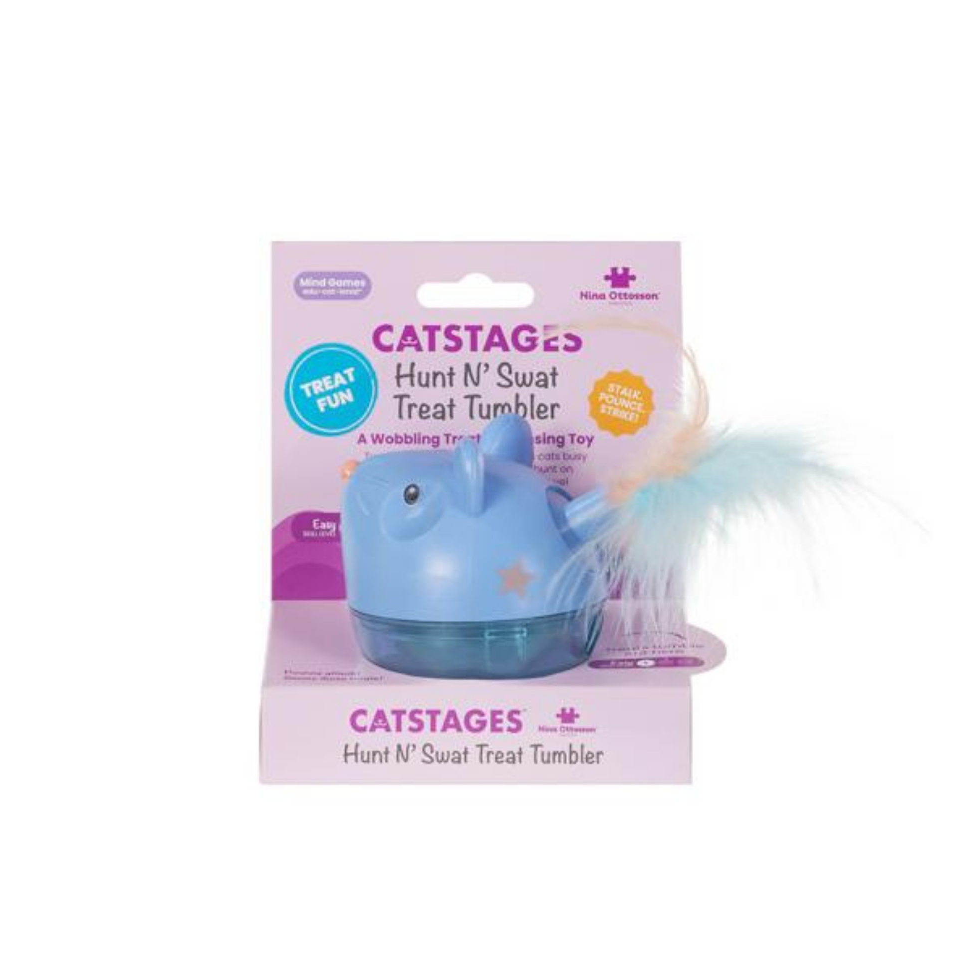 Nina Ottosson Hunt ´N Swat -aktivointilelu kissalle, taso 1 Nordic Pet Shop