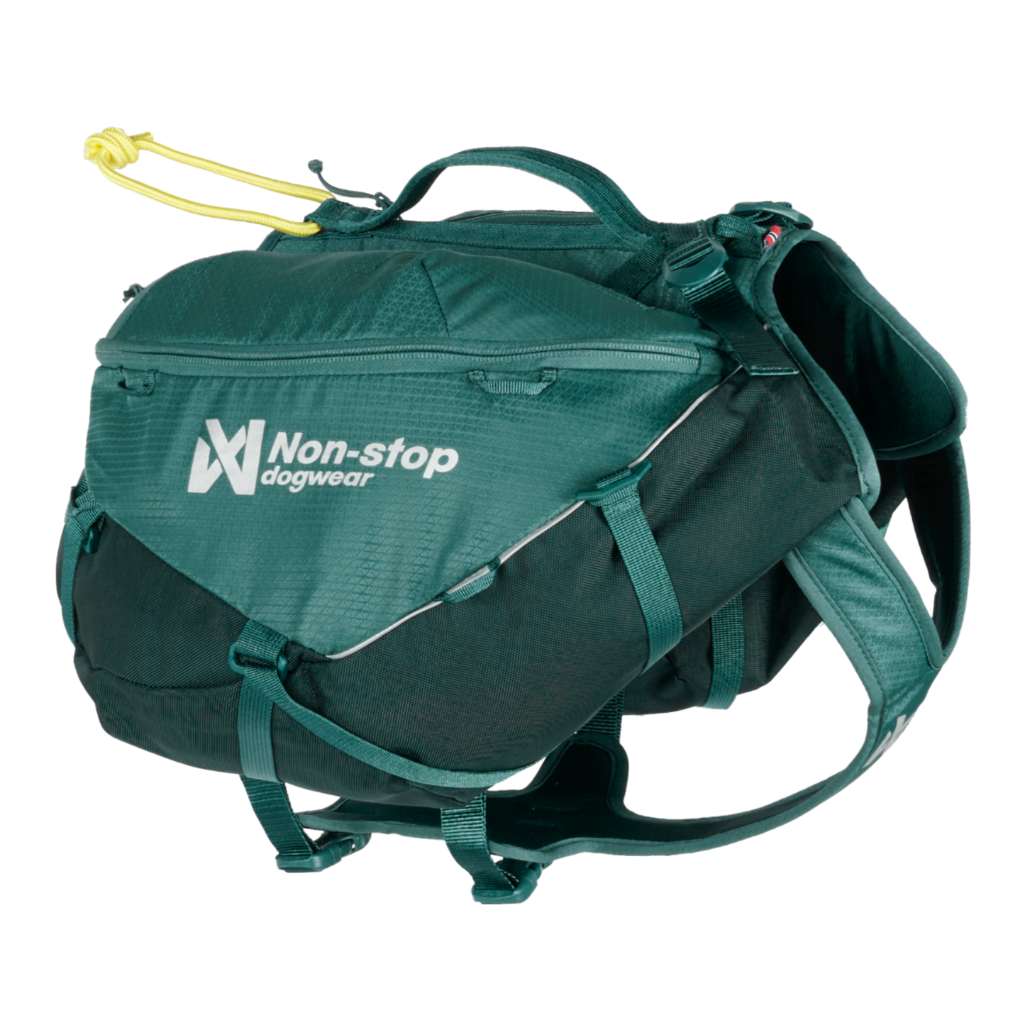 Non-stop Trail quest dog backpack koiran reppu, dark teal Nordic Pet Shop