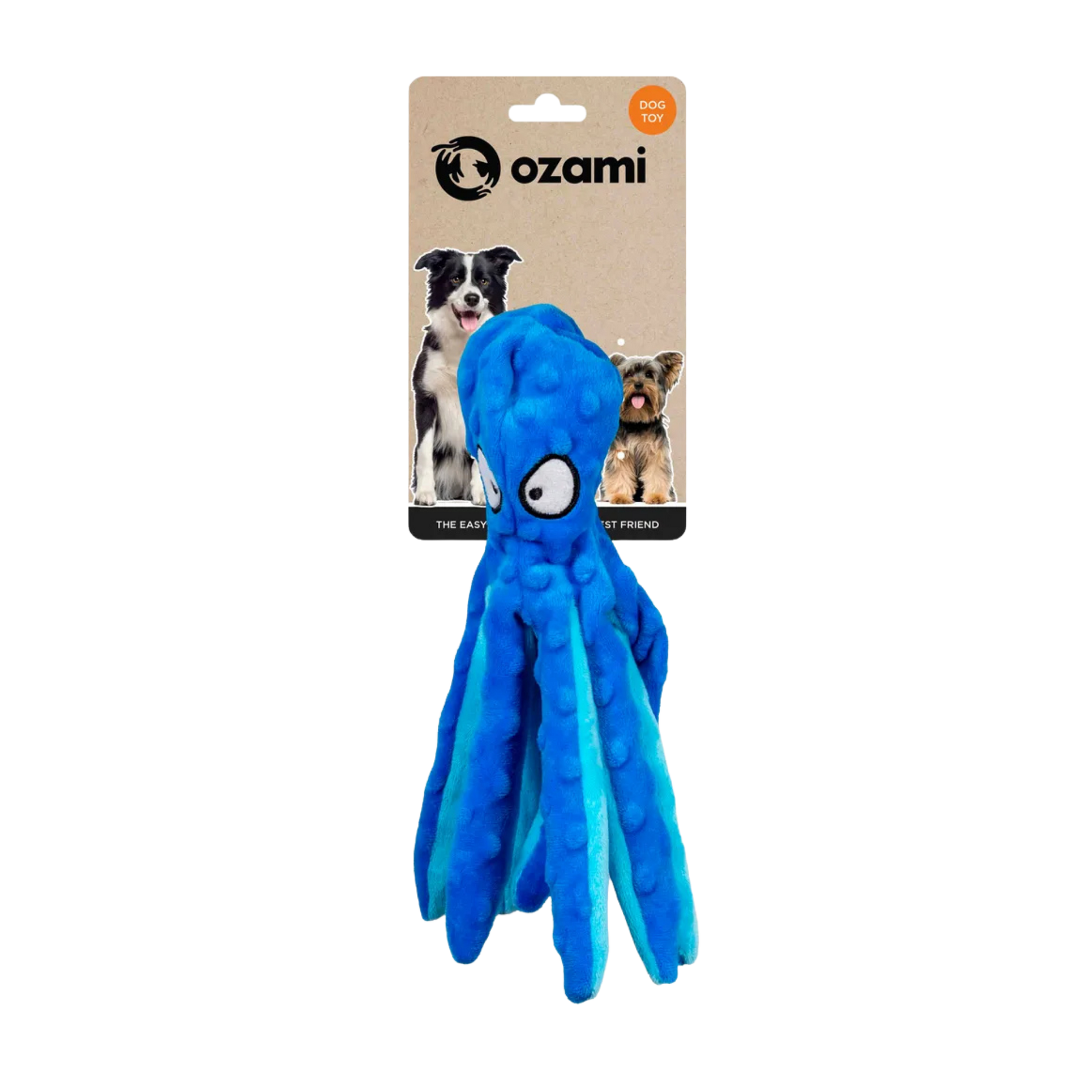 Ozami Rapiseva mustekalalelu koiralle, 33 cm, sininen Nordic Pet Shop