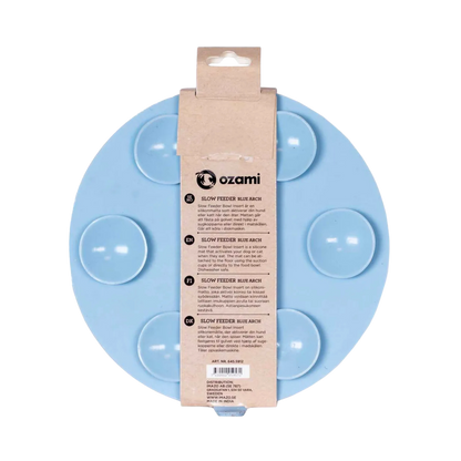 Ozami Slow Feeder Bowl Insert Blue Arch, sininen Nordic Pet Shop