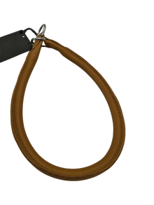 JOKKE -pyöreä nahkapanta 35 cm, ruskea