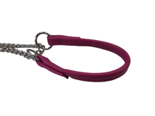 JOKKE Petit -puolikiristävä nahkapanta, fuxia