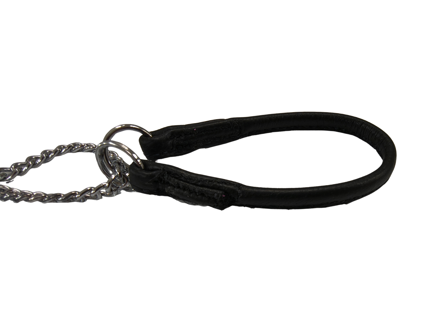 JOKKE Petit -puolikiristävä nahkapanta, musta