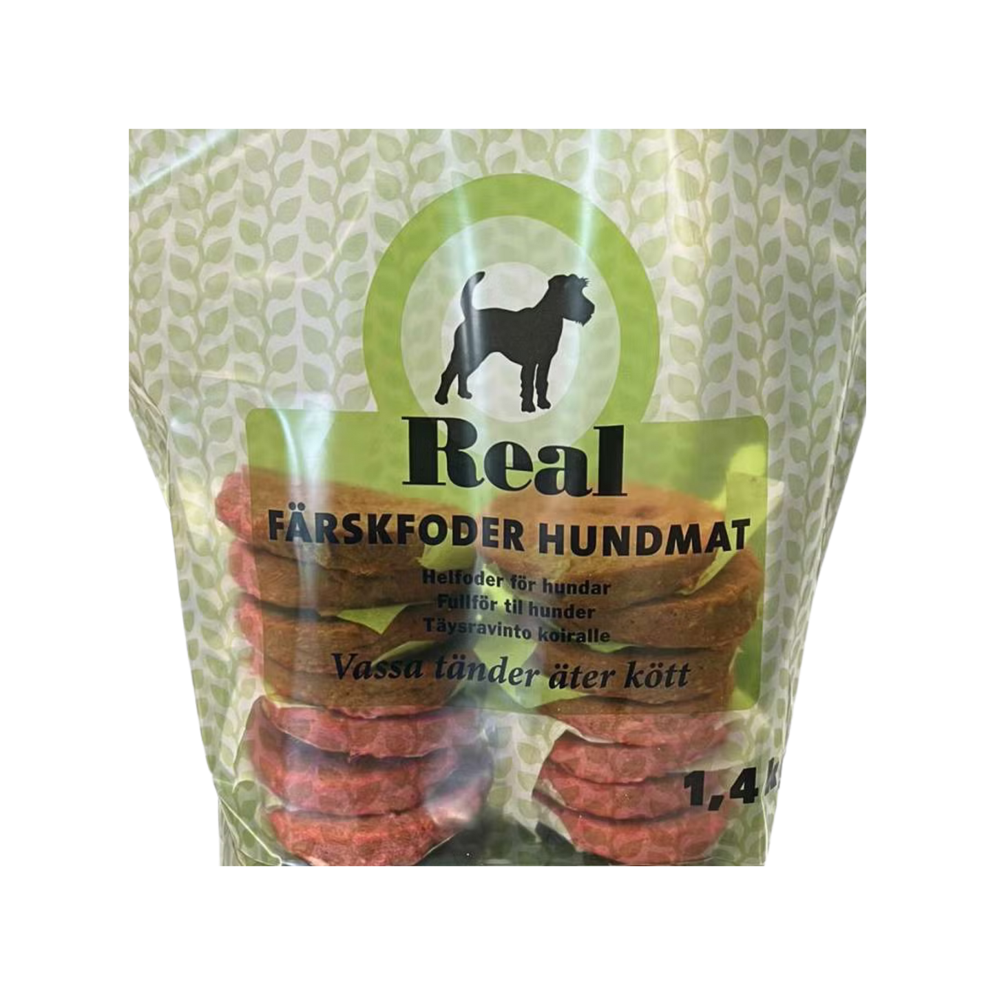 REAL Exclusive raakaruokakiekot 4 x 1,4 kg (laatikko)