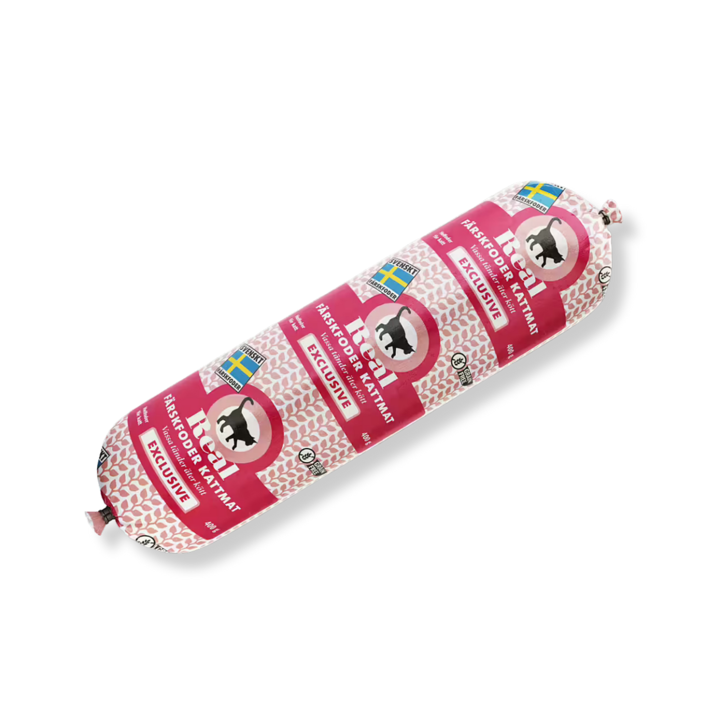 REAL Exclusive kissan raakaruoka 20 x 400 g (laatikko)