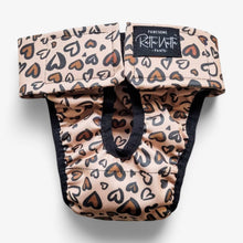 RuttuNuttu juoksuhousut leoheart -kuviolla, ruskeat