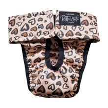 RuttuNuttu juoksuhousut leoheart -kuviolla, ruskeat