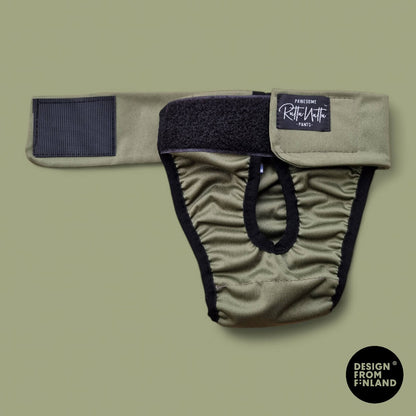 RuttuNuttu kestojuoksuhousut, väri Evergreen