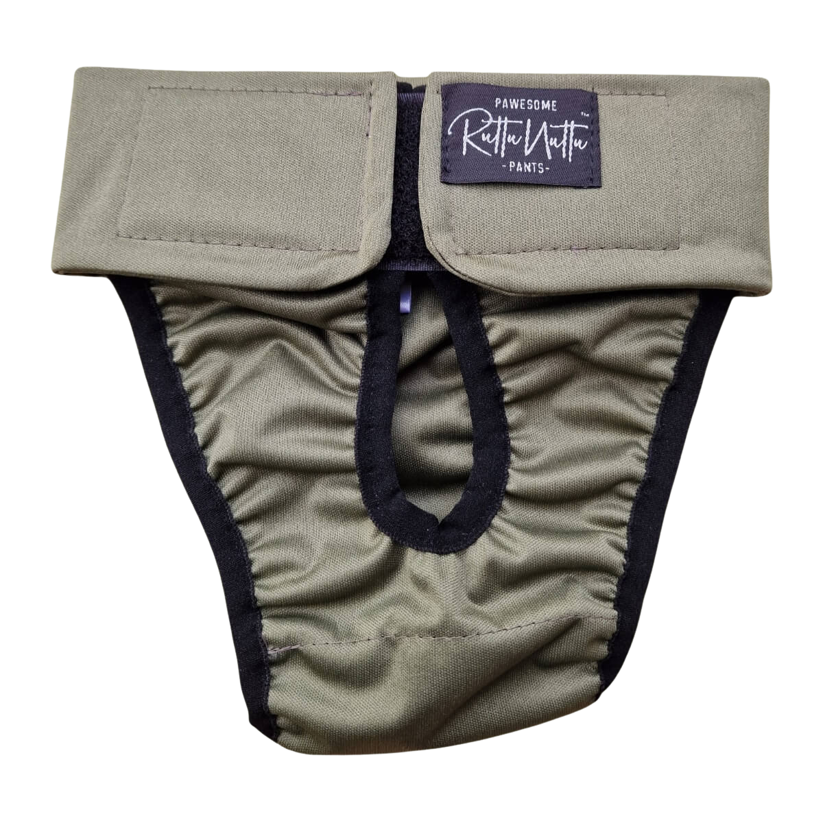 RuttuNuttu kestojuoksuhousut väri Evergreen