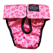 RuttuNuttu kestojuoksuhousut leoheart -kuviolla, pinkit